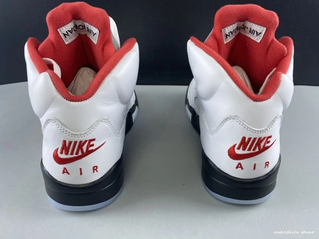 Rep Silver DA1911-102 Retro (2020) Tongue Jordan Red Fire 5 Air 0726